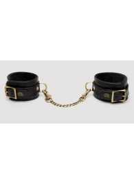 Черные оковы на ноги Bound to You Faux Leather Ankle Cuffs - Fifty Shades of Grey - купить с доставкой в Находке