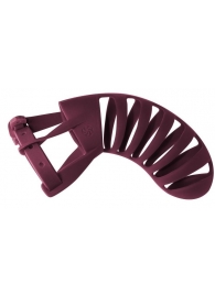 Мужской пояс верности бордового цвета Romello - Lola Games - купить с доставкой в Находке