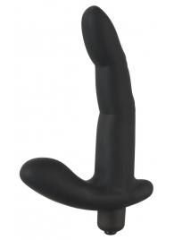Черный вибромассажер простаты Naughty Finger Prostate Vibe - 13,8 см. - Orion - в Находке купить с доставкой