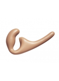 Бежевый безремневой страпон Seduction - 20,5 см. - Lola Games - купить с доставкой в Находке
