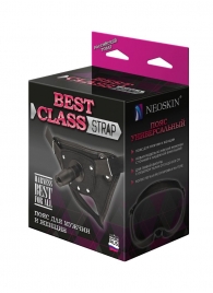 Черный пояс для насадок BEST CLASS STRAP - LOVETOY (А-Полимер) - купить с доставкой в Находке