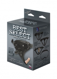 Пояс HARNESS BEST SELECT с вагинальной пробкой - LOVETOY (А-Полимер) - купить с доставкой в Находке