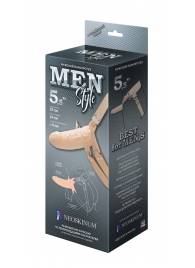 Телесный мужской парапротез MEN STYLE - 15 см. - LOVETOY (А-Полимер) - купить с доставкой в Находке