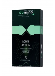 Презервативы с пролонгирующим эффектом DOMINO Classic Long action - 6 шт. - Domino - купить с доставкой в Находке