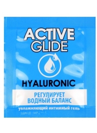 Лубрикант на водной основе Active Glide с гиалуроновой кислотой - 3 гр. - Биоритм - купить с доставкой в Находке