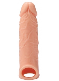 Телесная насадка EXTENDER WITH BALL STRAP 6.5 - 17 см. - Dream Toys - в Находке купить с доставкой