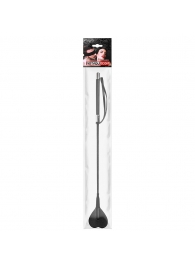 Черный стек с наконечником-сердечком - 54 см. - Notabu - купить с доставкой в Находке