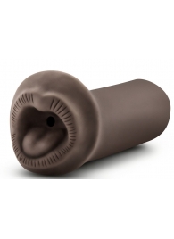 Коричневый мастурбатор-ротик Naughty Nicole - Blush Novelties - в Находке купить с доставкой