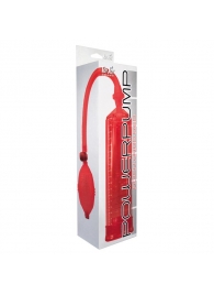 Красная вакуумная помпа Power Pump Red - Toy Joy - в Находке купить с доставкой