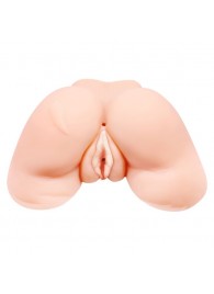 Телесная вибровагина Julie с 2 рабочими отверстиями - Baile - в Находке купить с доставкой