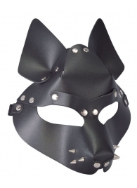 Черная маска Wolf с шипами - Sitabella - купить с доставкой в Находке