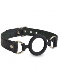 Силиконовый кляп-рамка на кожаных ремешках - Sitabella - купить с доставкой в Находке