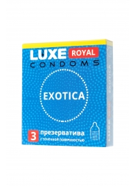 Текстурированные презервативы LUXE Royal Exotica - 3 шт. - Luxe - купить с доставкой в Находке