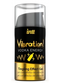 Жидкий интимный гель с эффектом вибрации Vibration! Vodka Energy - 15 мл. - INTT - купить с доставкой в Находке
