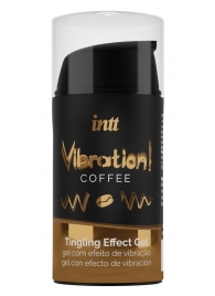 Жидкий интимный гель с эффектом вибрации Vibration! Coffee - 15 мл. - INTT - купить с доставкой в Находке