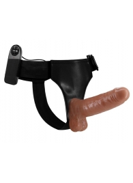 Страпон на трусиках с вибрацией Ultra Passionate Harness - 16 см. - Baile - купить с доставкой в Находке
