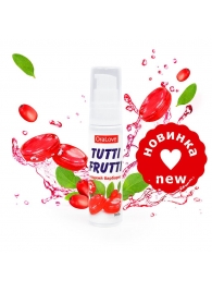 Гель-смазка Tutti-frutti со вкусом барбариса - 30 гр. - Биоритм - купить с доставкой в Находке