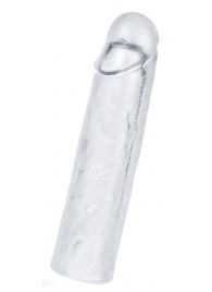 Прозрачная насадка-удлинитель Flawless Clear Penis Sleeve Add 1 - 15,5 см. - Lovetoy - в Находке купить с доставкой