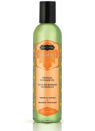Массажное масло Naturals Tropical Mango с ароматом манго - 236 мл. - Kama Sutra - купить с доставкой в Находке