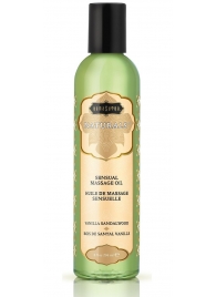 Массажное масло Naturals Vanilla Sandalwood с ароматом ванили и сандала - 236 мл. - Kama Sutra - купить с доставкой в Находке