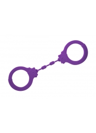 Фиолетовые силиконовые поножи Limitation - Lola Games - купить с доставкой в Находке