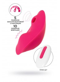 Розовый вкладыш в трусики с вакуум-волновой стимуляцией JOS Pimpit - JOS