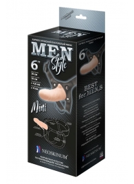 Пустотелый фаллопротез MEN STYLE - 17,5 см. - LOVETOY (А-Полимер) - купить с доставкой в Находке