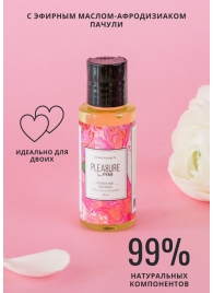 Массажное масло Pleasure Lab Delicate с ароматом пиона и пачули - 50 мл. - Pleasure Lab - купить с доставкой в Находке