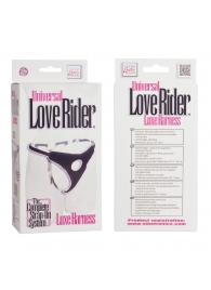 Трусы для страпона с универсальным креплением Universal Love Rider Luxe Harness - California Exotic Novelties - купить с доставкой в Находке