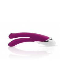 Двойной лиловый вибратор Mystim Bon Aparte - 25 см. - MyStim