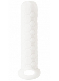 Белый фаллоудлинитель Homme Long - 13,5 см. - Lola Games - в Находке купить с доставкой