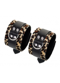 Наручники Anonymo с анималистическим принтом - ToyFa - купить с доставкой в Находке