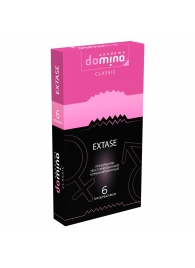 Презервативы с точками и рёбрышками DOMINO Classic Extase - 6 шт. - Domino - купить с доставкой в Находке
