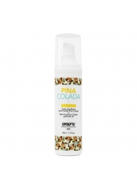 Разогревающее массажное масло с ароматом пина колада Gourmet Pina Colada - 50 мл. - Exsens - купить с доставкой в Находке