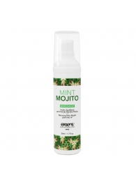 Разогревающее массажное масло с ароматом мохито Gourmet Mint Mojito - 50 мл. - Exsens - купить с доставкой в Находке