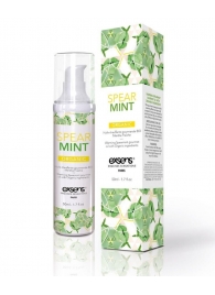 Разогревающее массажное масло Gourmet Spearmint Organic с органическими ингредиентами - 50 мл. - Exsens - купить с доставкой в Находке