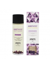 Органическое массажное масло AMETHYST SWEET ALMOND - 100 мл. - Exsens - купить с доставкой в Находке