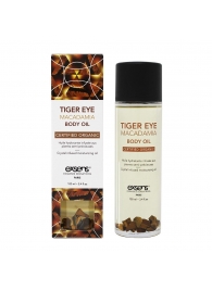 Органическое массажное масло TIGER EYE MACADAMIA - 100 мл. - Exsens - купить с доставкой в Находке