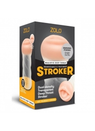 Мастурбатор-ротик ZOLO DEEP THROAT - Zolo - в Находке купить с доставкой