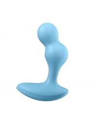 Голубой анальный вибростимулятор Deep Driver - 11,2 см. - Satisfyer - в Находке купить с доставкой