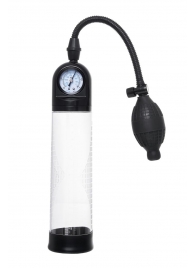 Прозрачная механическая помпа Roald с манометром - Sexus - в Находке купить с доставкой