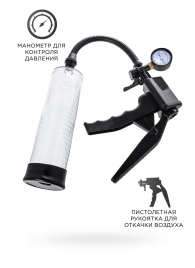 Прозрачная механическая помпа для пениса Viggo - Sexus - в Находке купить с доставкой