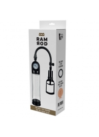 Прозрачная вакуумная помпа с манометром Deluxe Penis Pump - Dream Toys - в Находке купить с доставкой