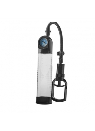 Прозрачная вакуумная помпа с манометром Deluxe Penis Pump - Dream Toys - в Находке купить с доставкой