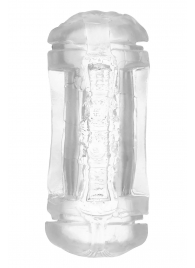 Прозрачный двусторонний мастурбатор Sophia - вагина и анус - Dream Toys - в Находке купить с доставкой