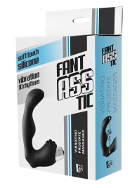 Черный вибромассажер простаты FantASStic Vibrating Prostate Massager - 11,3 см. - Dream Toys - в Находке купить с доставкой