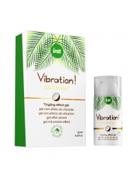 Возбуждающий гель с ароматом кокоса Vibration Coconut - 15 мл. - INTT - купить с доставкой в Находке