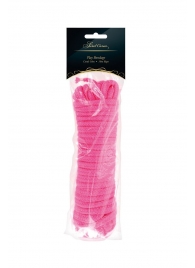 Розовая веревка для связывания Sweet Caress Rope - 10 метров - Sweet Caress - купить с доставкой в Находке