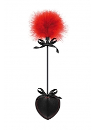 Стек с пуховкой Sweet Caress Feather Whip - 44 см. - Sweet Caress - купить с доставкой в Находке