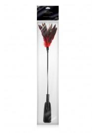 Стек-щекоталка Sweet Caress Feather Whip - 58 см. - Sweet Caress - купить с доставкой в Находке